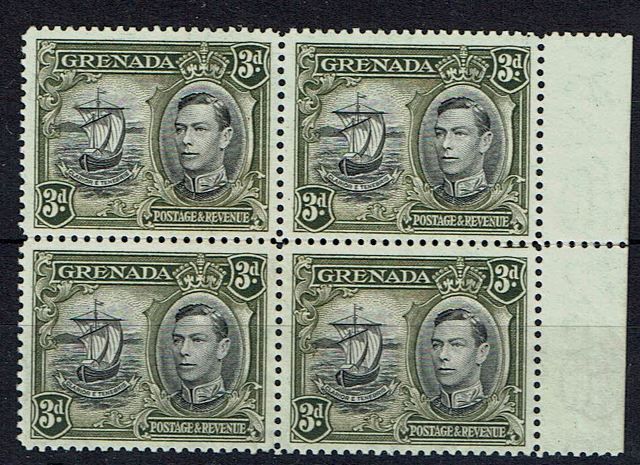 Image of Grenada SG 158b/158ba UMM British Commonwealth Stamp